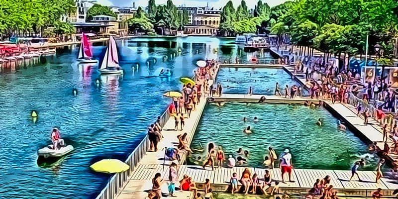 Public pools in Paris